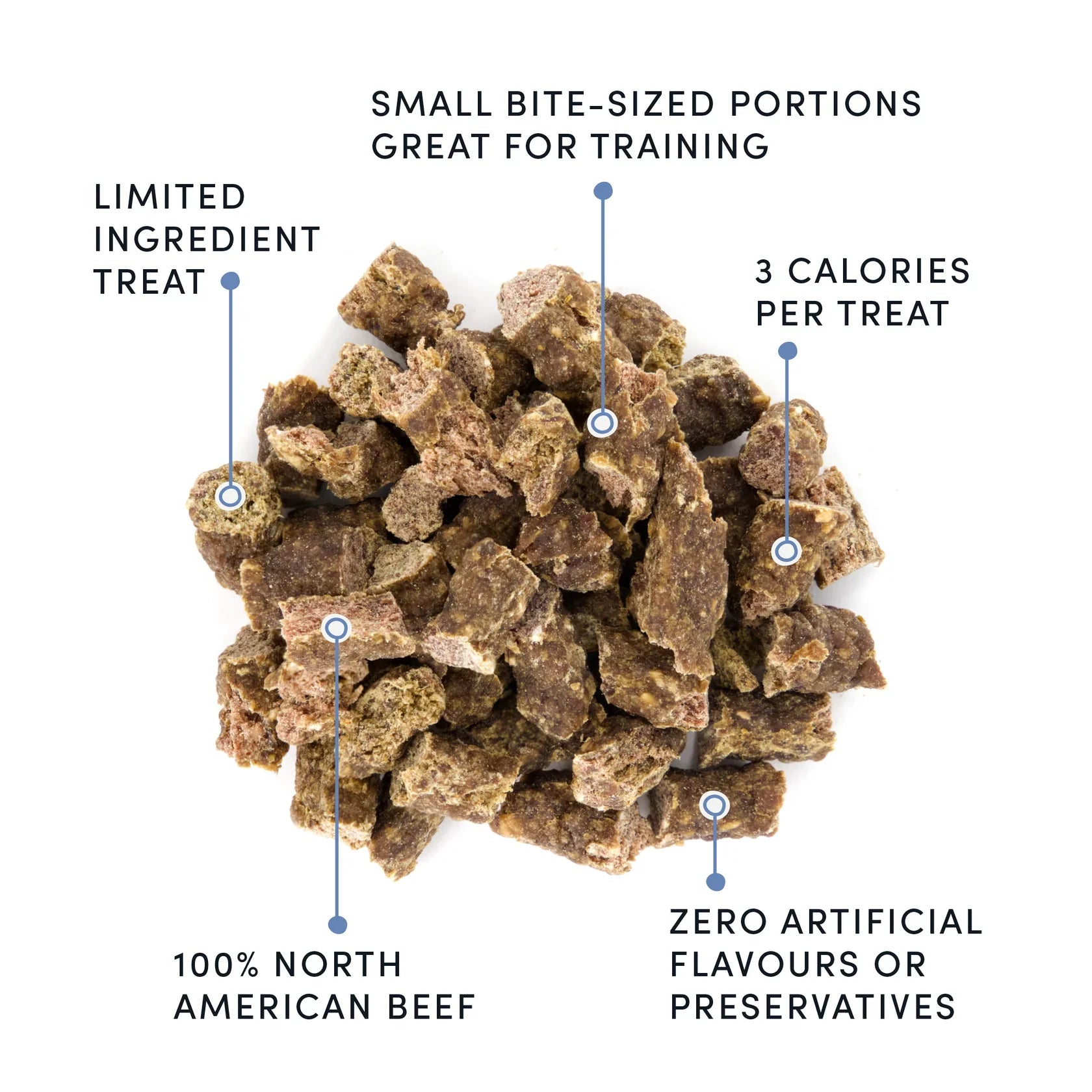 Crumps' Naturals - Mini Trainers Semi Moist Beef Treat